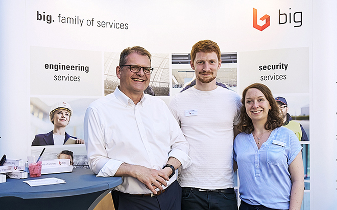 Das big Team auf der Energie vernetzt am Messestand