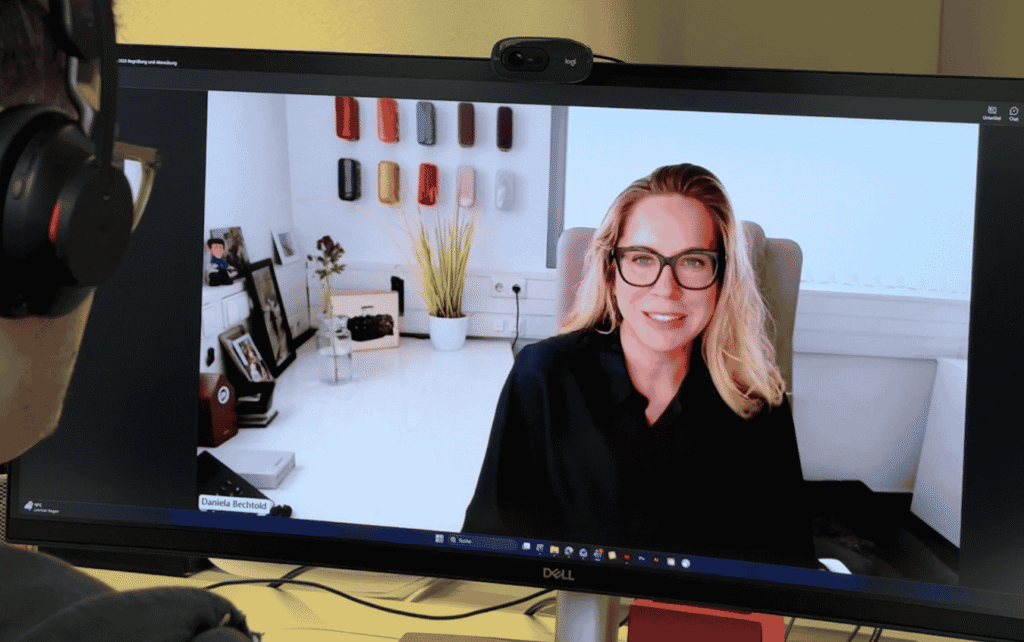 Begrüßung Daniela Bechtold beim Gesundheitstag